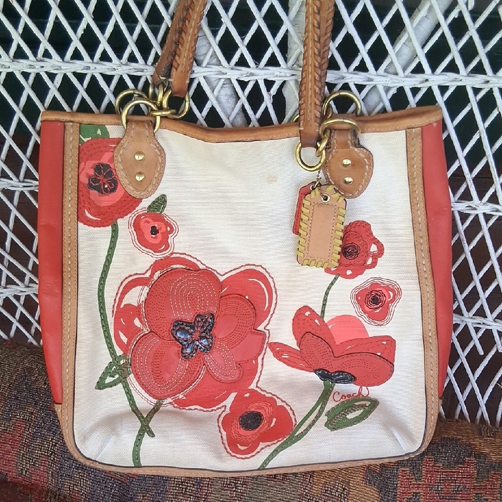 Coach X Poppy Limeted Edition Tote